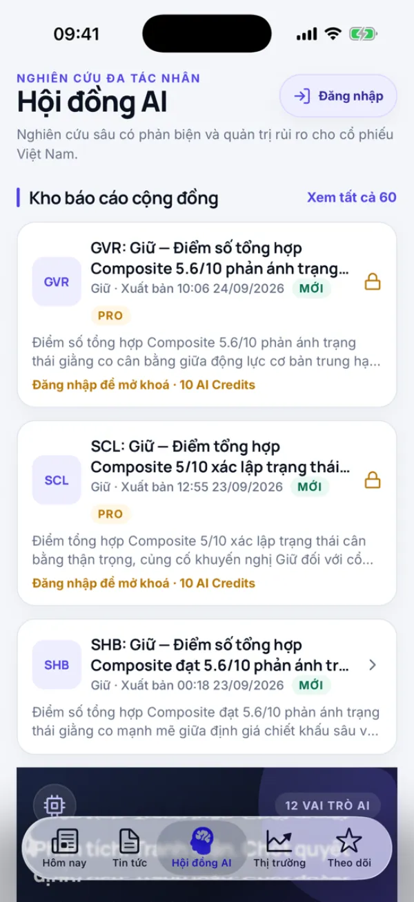 Hội đồng AI trong app TitanLabs
