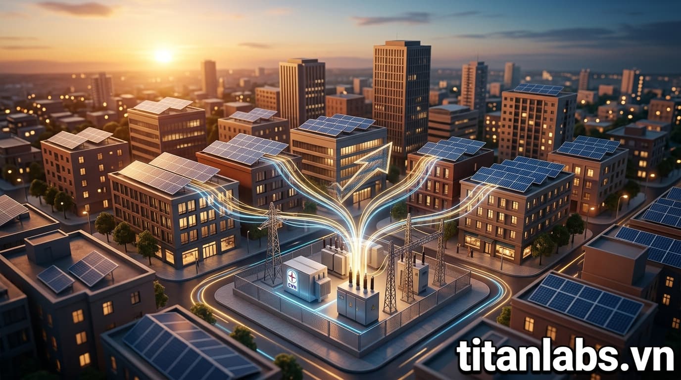EVN chỉ đạo hỗ trợ phát triển điện mặt trời mái nhà