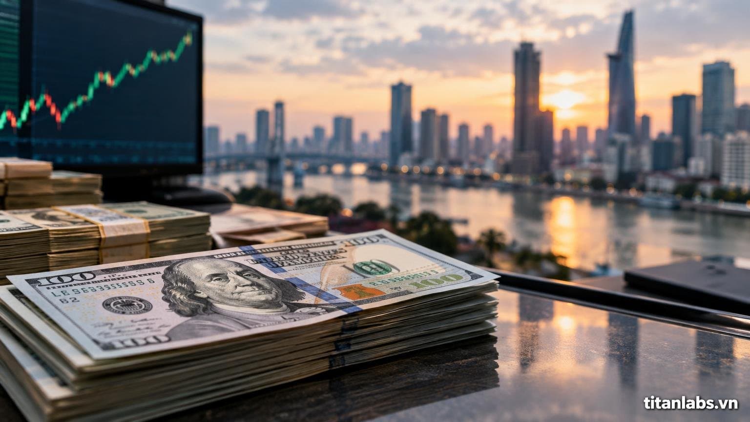 Giá USD thế giới chạm đỉnh 18 tháng, tỷ giá trong nước ổn định
