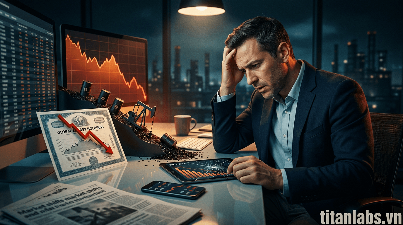 Giá dầu giảm, làm gì khi 'đu đỉnh' cổ phiếu dầu khí?