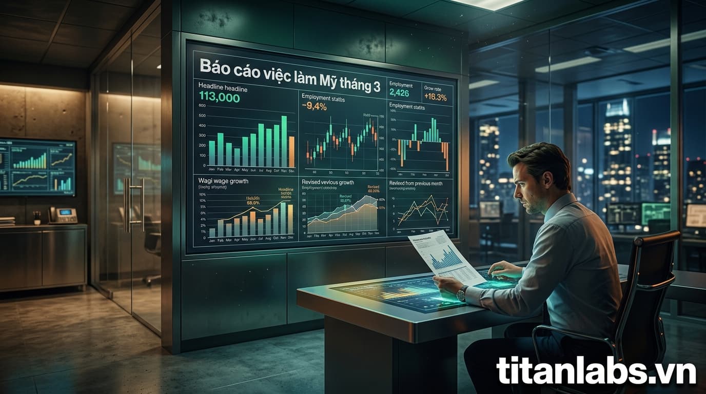 Báo cáo việc làm Mỹ tháng 3 không tích cực như nhìn thấy