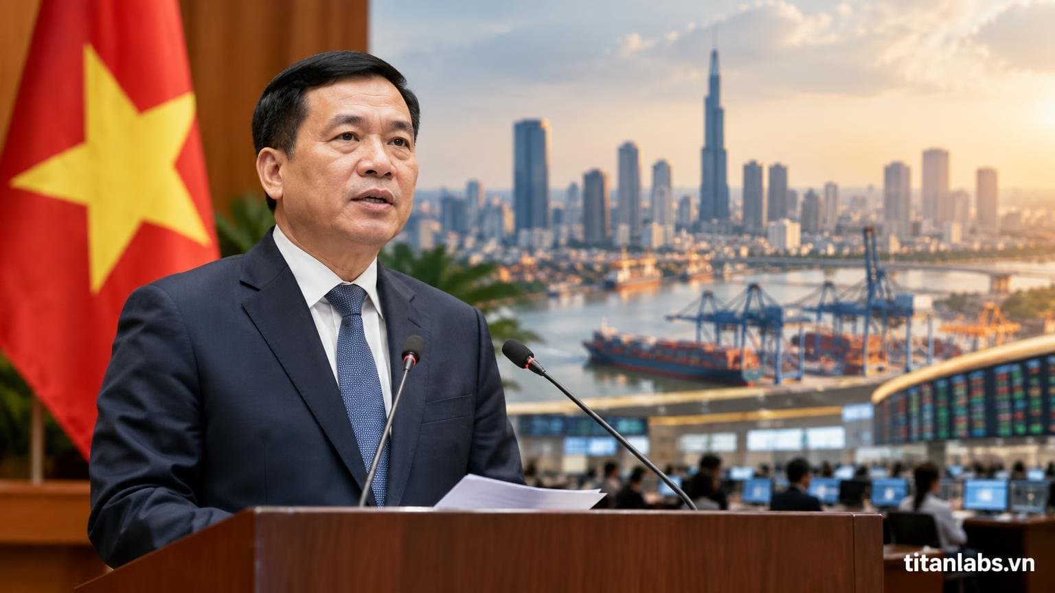 Bộ trưởng Tài chính báo cáo kinh tế vĩ mô và vốn đầu tư