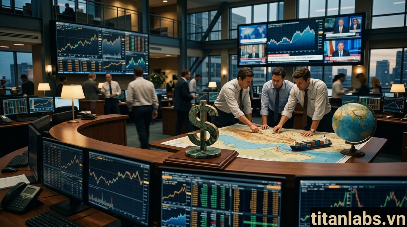 USD giảm giá khi căng thẳng eo biển Hormuz hạ nhiệt