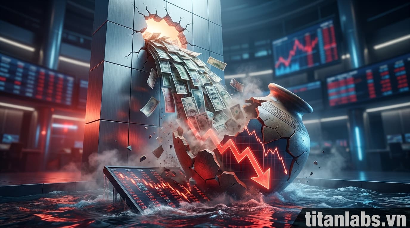 Khối ngoại xả hơn 1.000 tỷ đồng, VN-Index giảm sâu