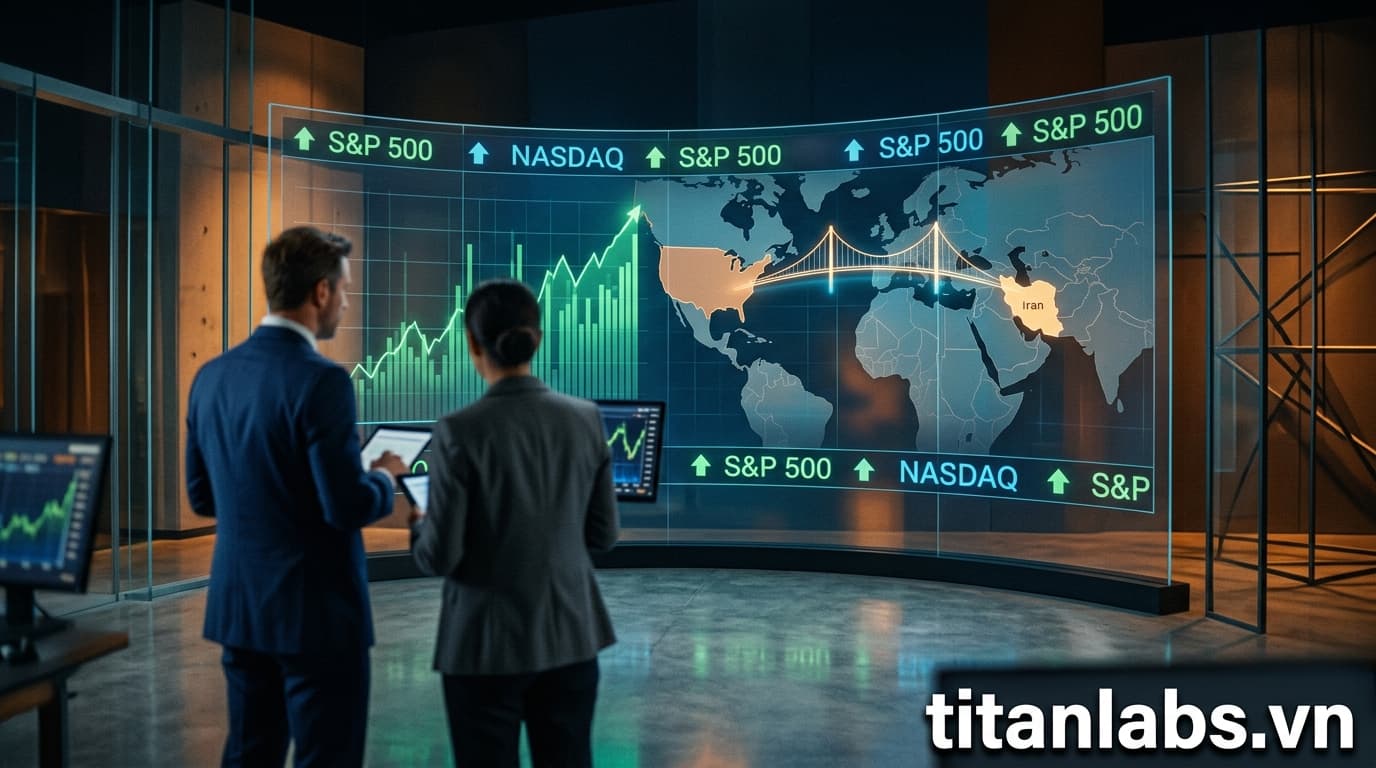 S&P 500 & Nasdaq lập đỉnh nhờ công nghệ, hòa đàm Mỹ-Iran