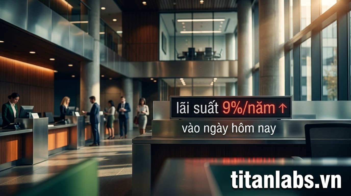 Lãi suất huy động tăng cao, nhiều ngân hàng chạm 9%/năm