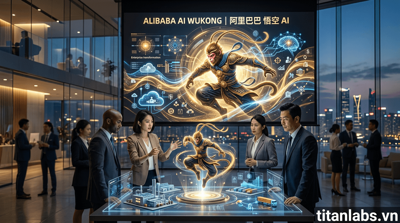 Alibaba ra mắt nền tảng AI Wukong cho doanh nghiệp
