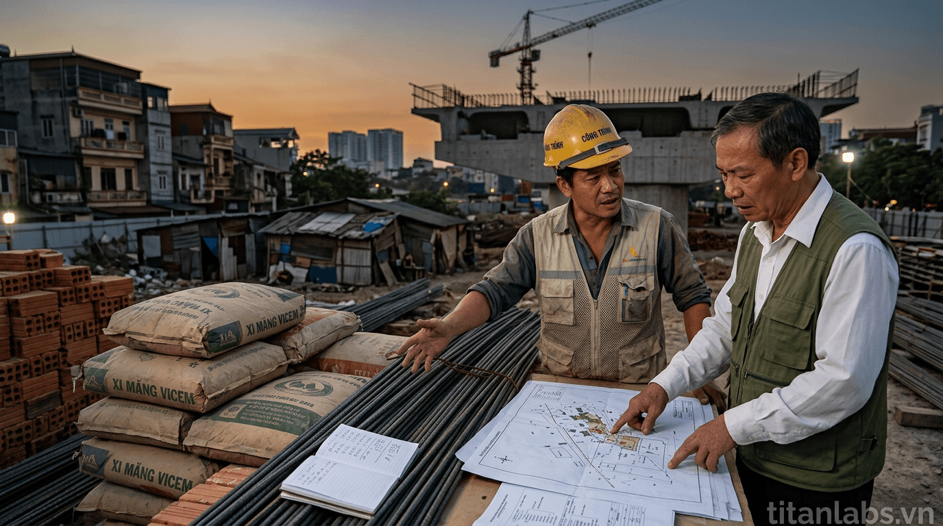 Giá vật liệu tăng, giải phóng mặt bằng khó khăn