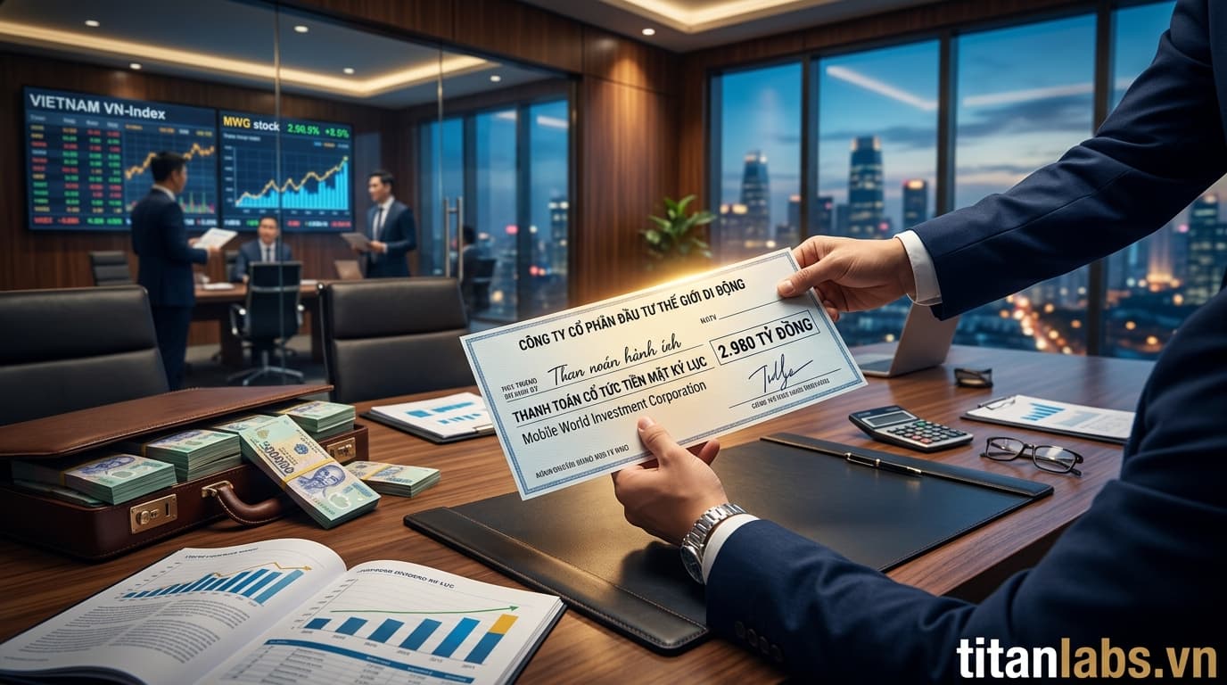 MWG chi gần 3.000 tỷ đồng trả cổ tức tiền mặt kỷ lục