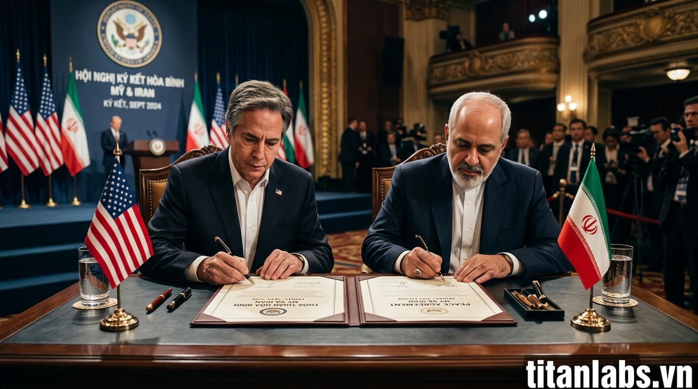 Mỹ và Iran đạt thỏa thuận hòa bình, ký kết vào thứ Sáu