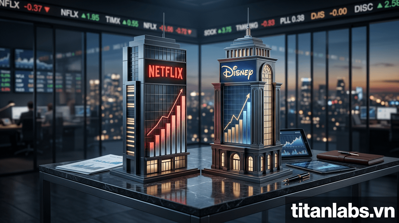Netflix và Disney: Cổ phiếu nào sẽ giàu hơn?