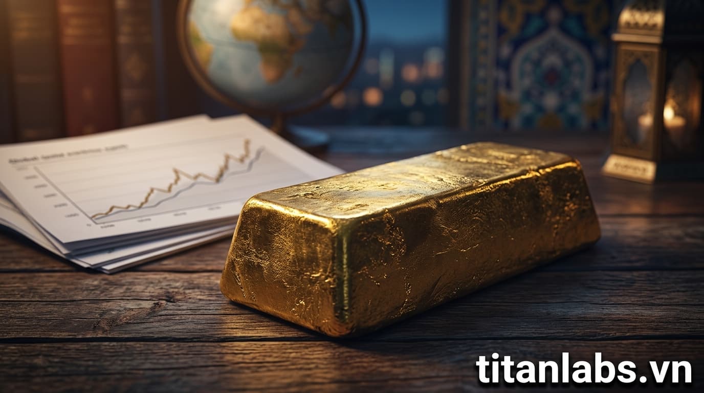 Giá vàng thế giới phục hồi sau căng thẳng Iran hạ nhiệt