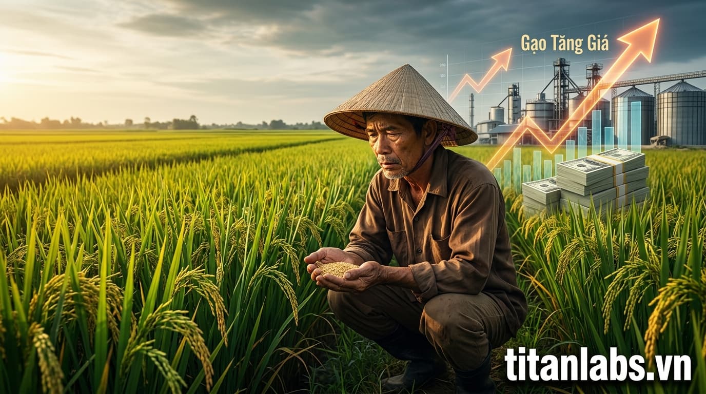 Vì sao giá gạo tăng nhưng nông dân không có lãi?