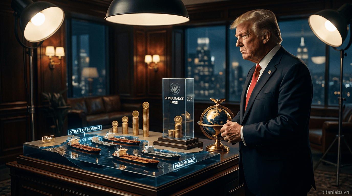 Trump đề xuất 20 tỷ USD tái bảo hiểm cho tàu dầu Vùng Vịnh