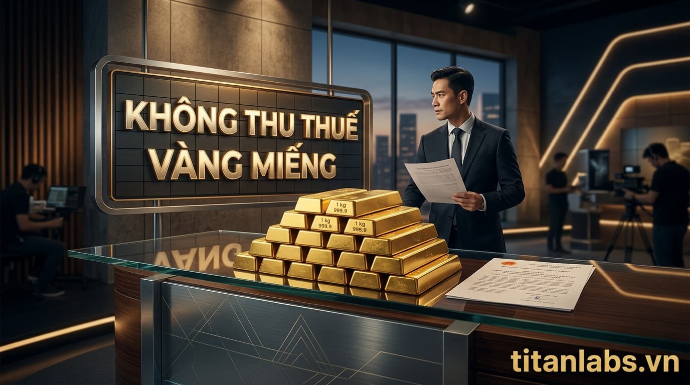 Bộ Tài chính bác thông tin thu thuế vàng miếng từ 1/7