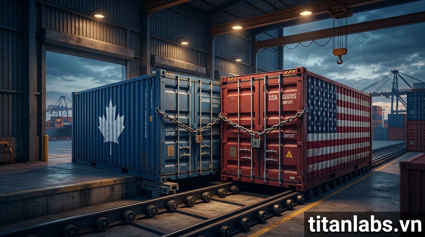 Canada áp thuế trả đũa lên hàng hóa Mỹ