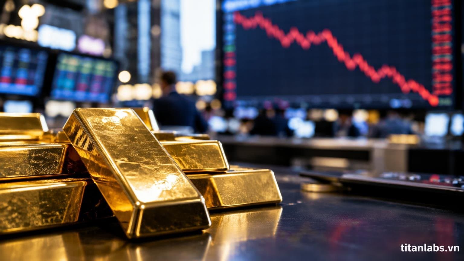 Giá vàng thế giới giảm dưới 4.000 USD/ounce