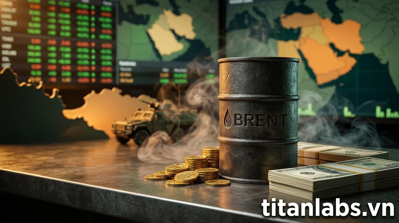 Giá dầu Brent vọt sát 91 USD sau xung đột Mỹ - Iran