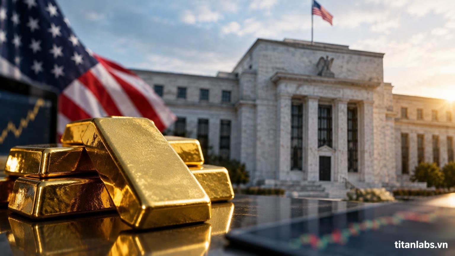 Kinh tế Mỹ chi phối giá vàng trước cuộc họp Fed