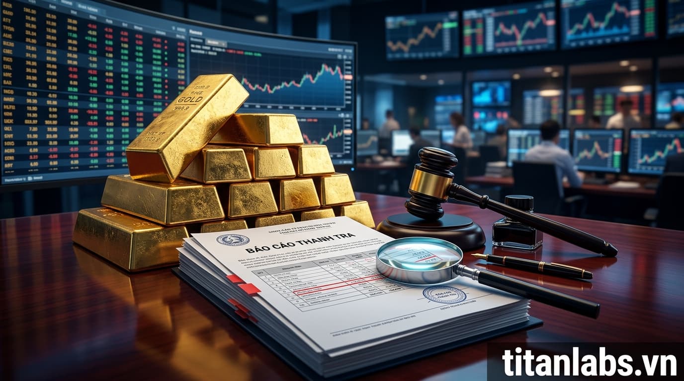 Giá vàng tăng mạnh và kết luận thanh tra vi phạm