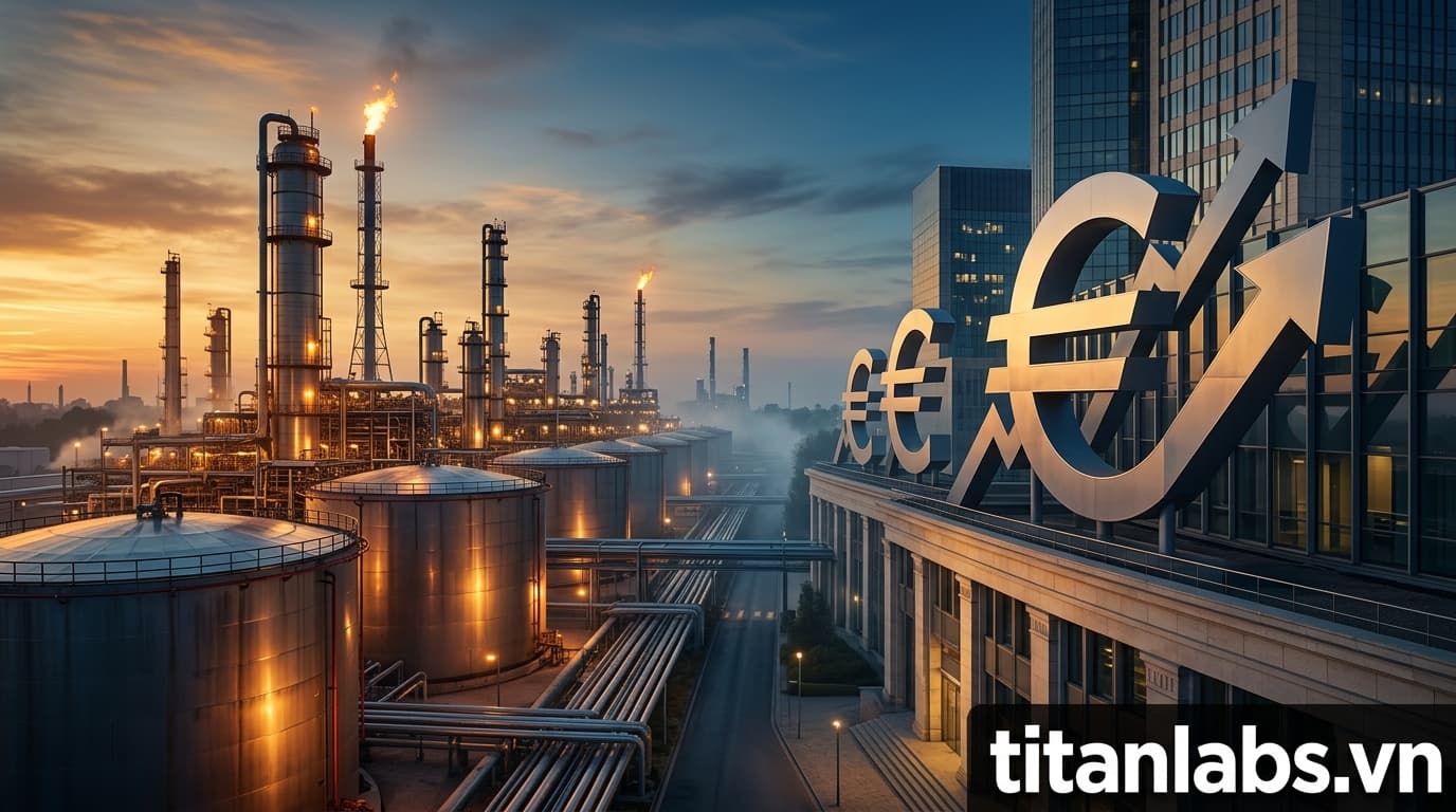ECB có thể tăng lãi suất vì giá dầu cao