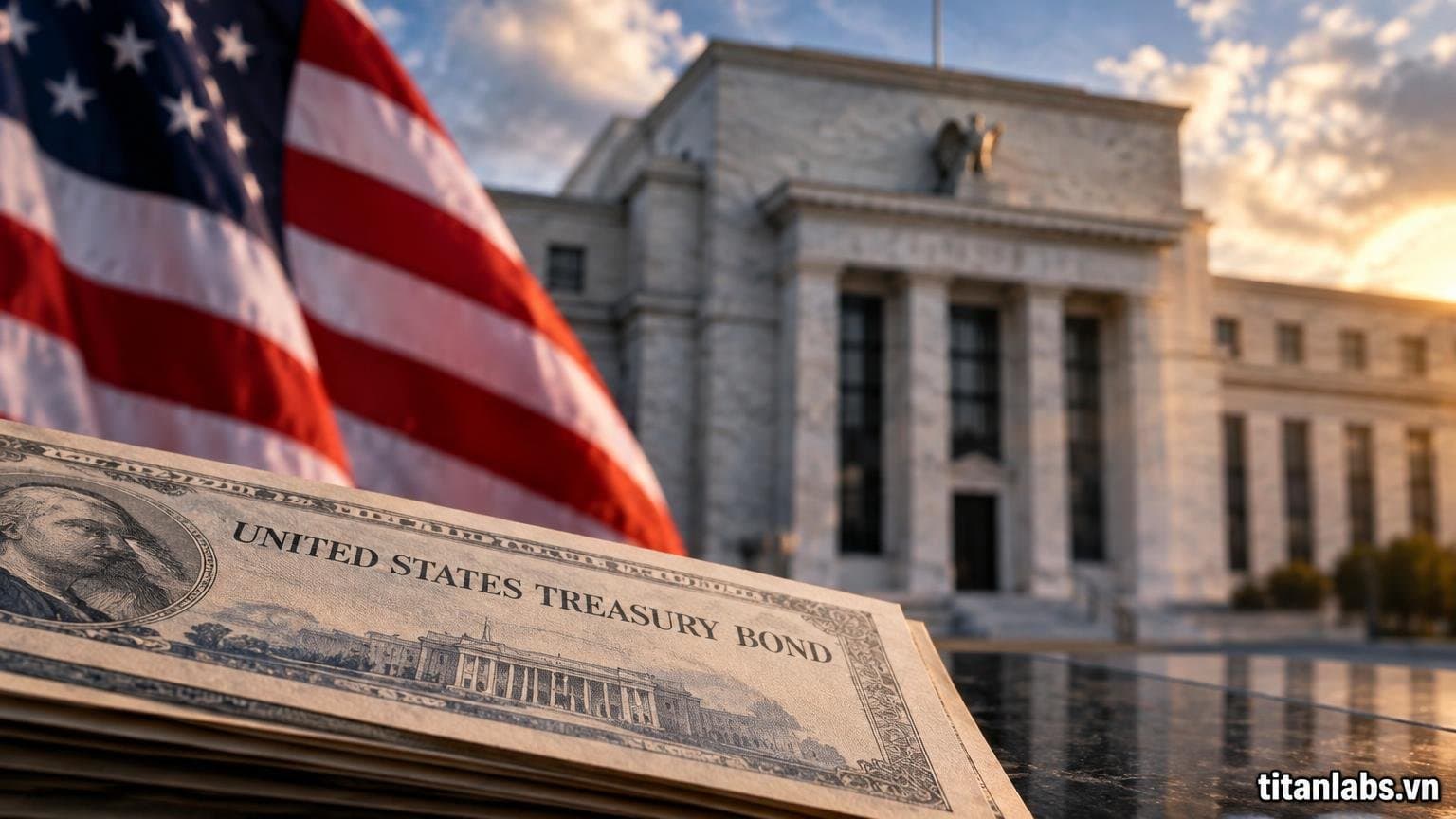 Lợi suất trái phiếu Mỹ giảm sau quyết định của Fed