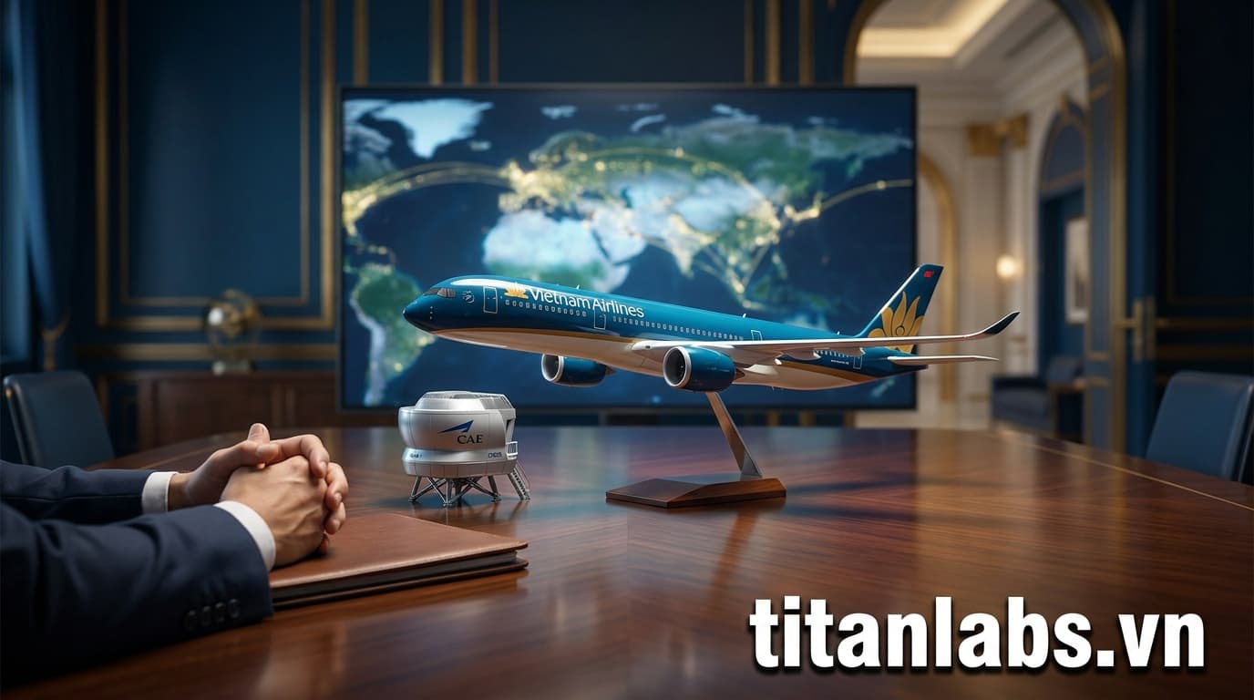 Vietnam Airlines hợp tác CAE phát triển huấn luyện bay