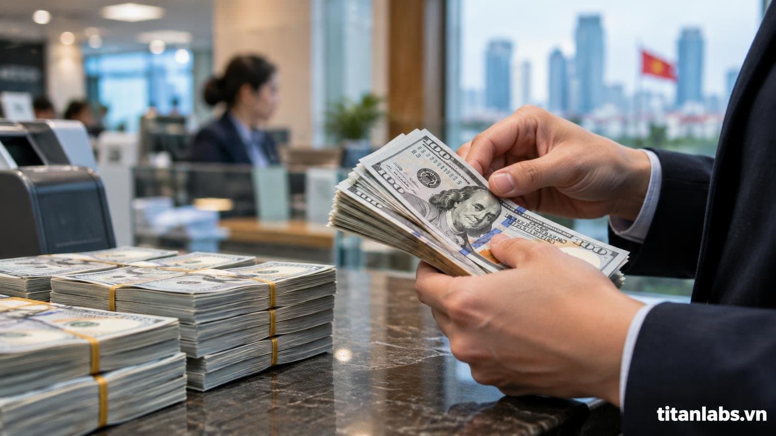 Giá USD ngân hàng bật tăng mạnh ngày 13/10