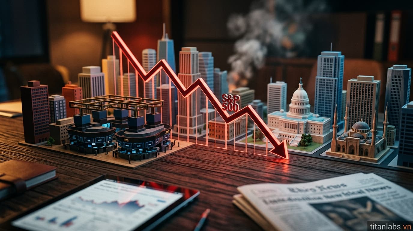 S&P 500 giảm điểm do lo ngại Trung Đông