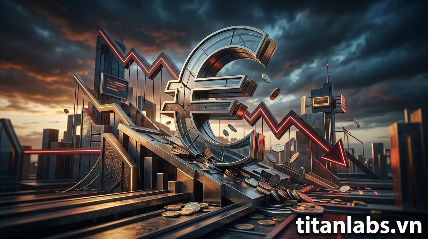 Hoạt động kinh doanh Eurozone giảm, chi phí tăng