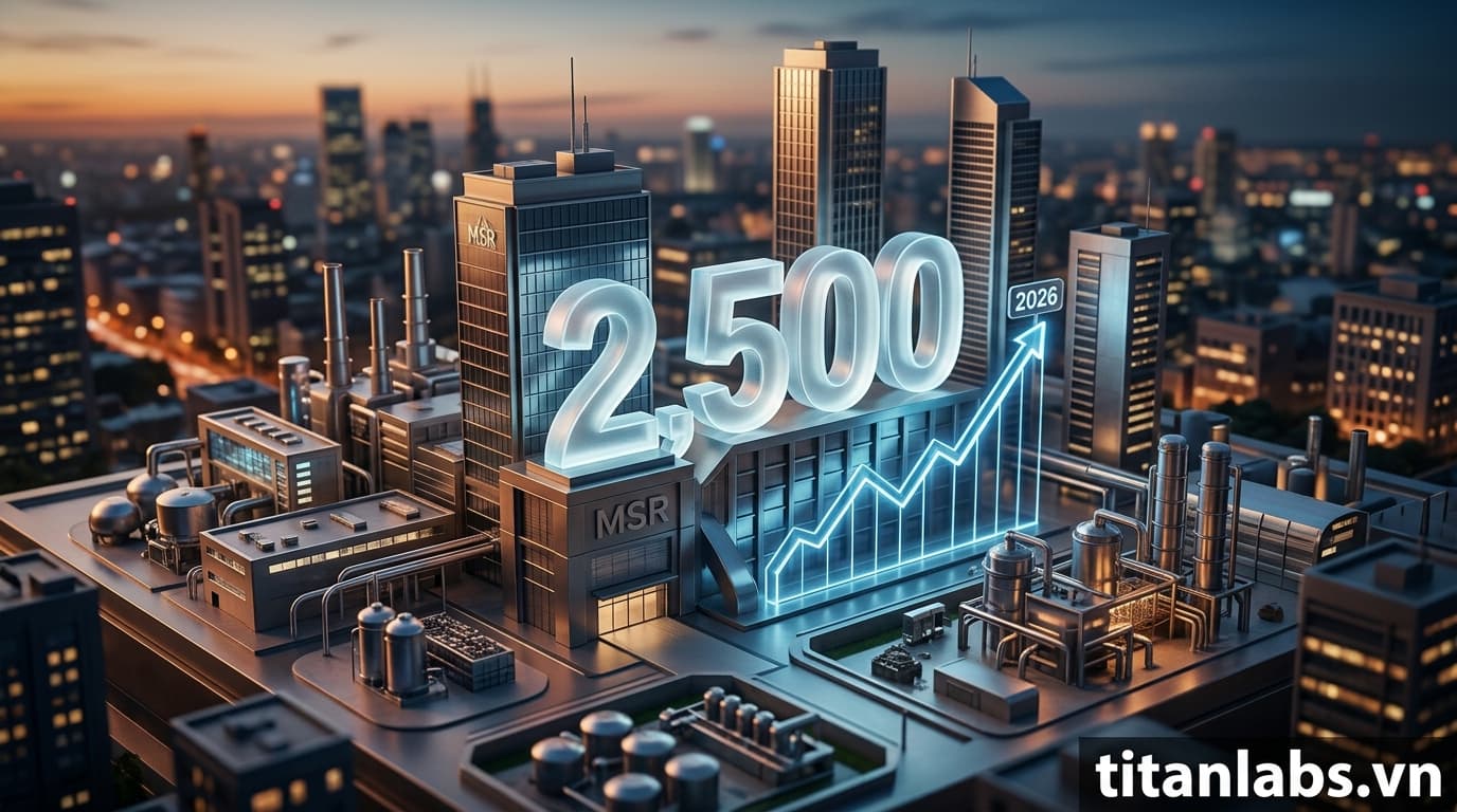 MSR đặt mục tiêu lợi nhuận 2.500 tỷ đồng vào 2026