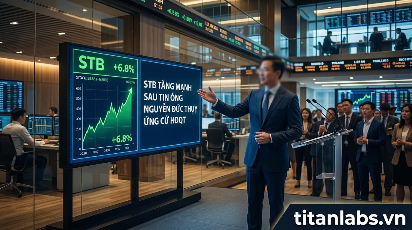 STB tăng mạnh sau tin ông Nguyễn Đức Thuỵ ứng cử HĐQT