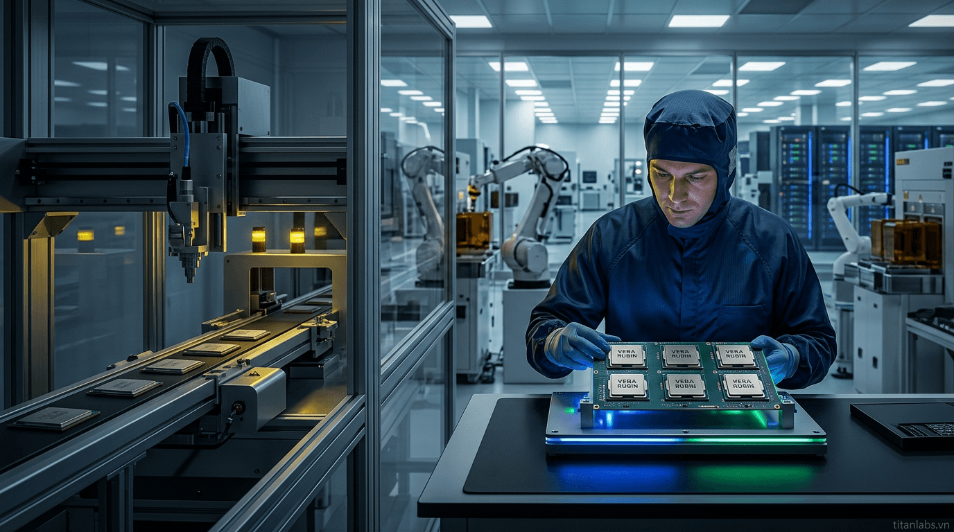 Nvidia ưu tiên chip Vera Rubin, bỏ chip cho Trung Quốc