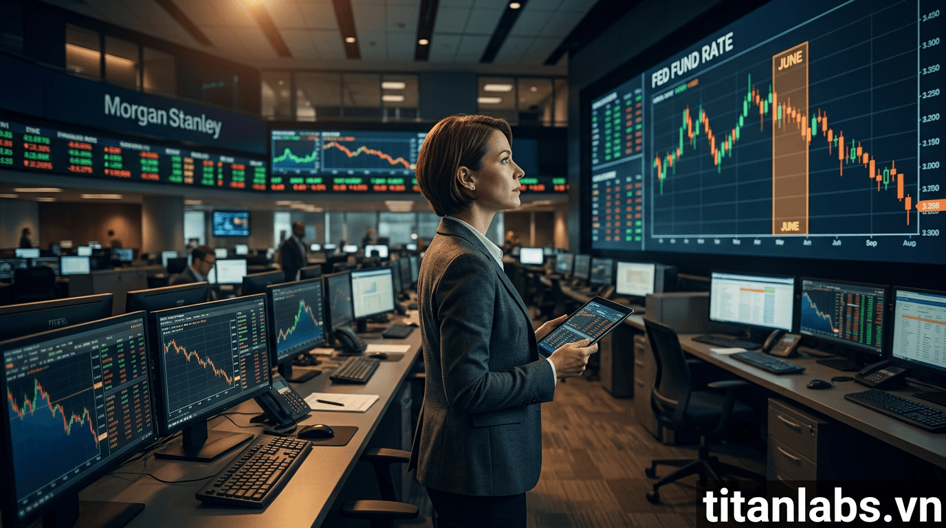 Morgan Stanley dự báo Fed cắt lãi suất vào tháng 6
