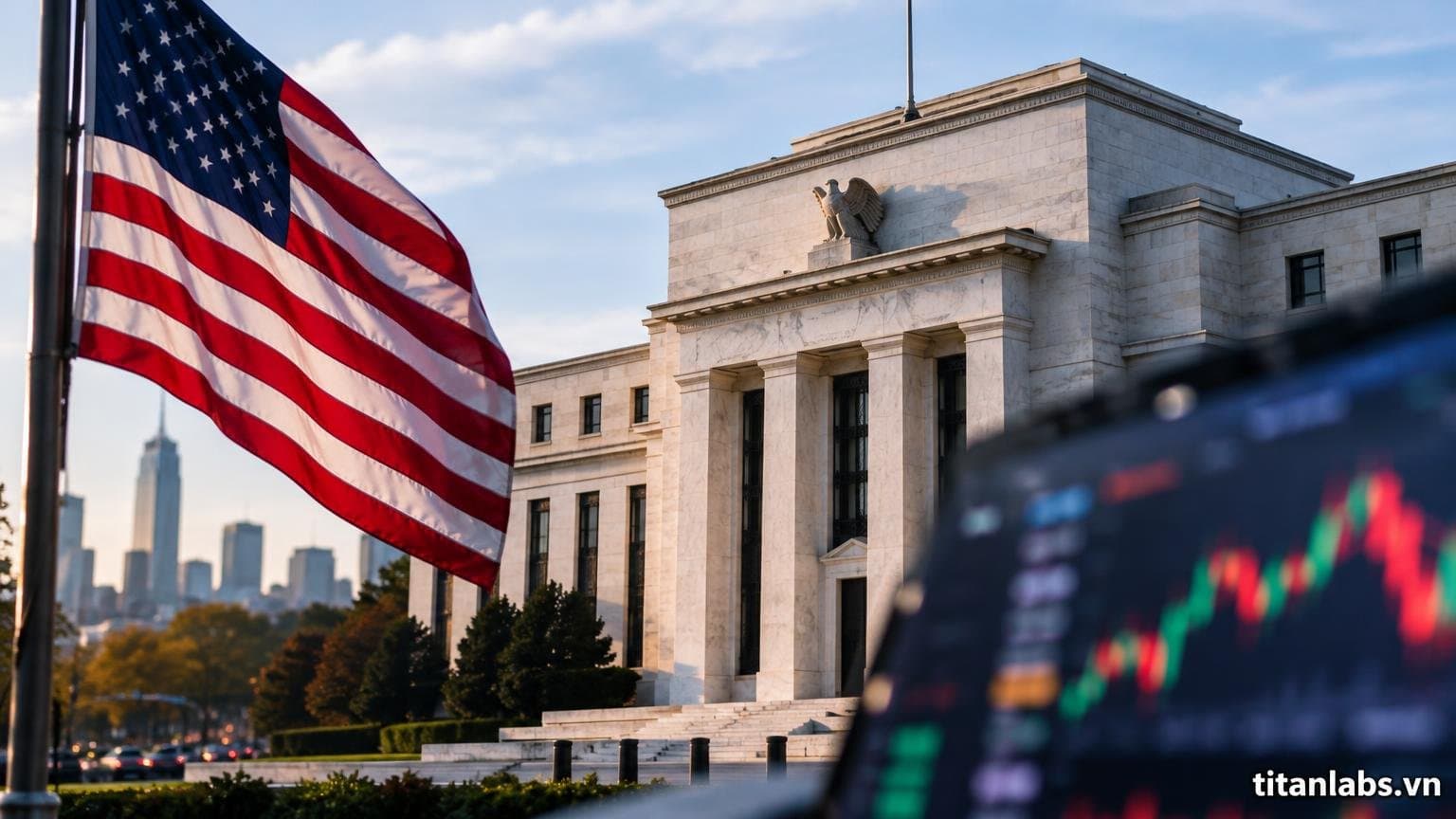 Lạm phát Mỹ tăng lên 3,6%, Fed khó giữ lãi suất