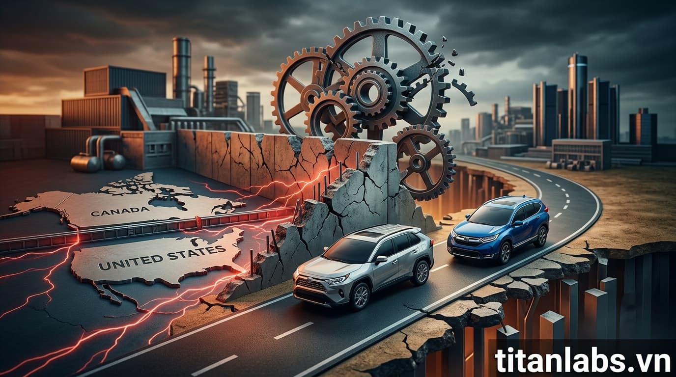 Toyota và Honda đối mặt rủi ro lớn từ thương chiến Mỹ - Canada