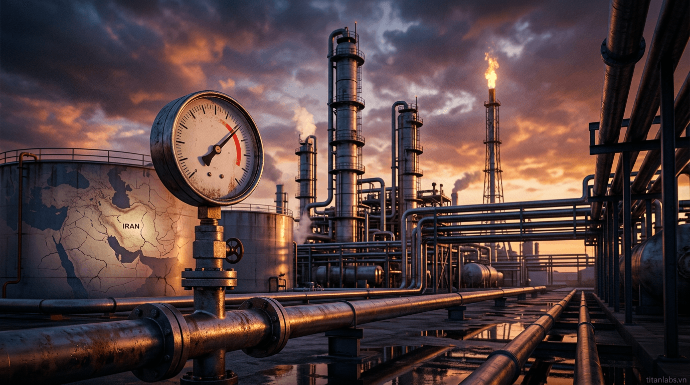 Giá dầu Vùng Vịnh Mỹ cao nhất kể từ 2020 do xung đột Iran