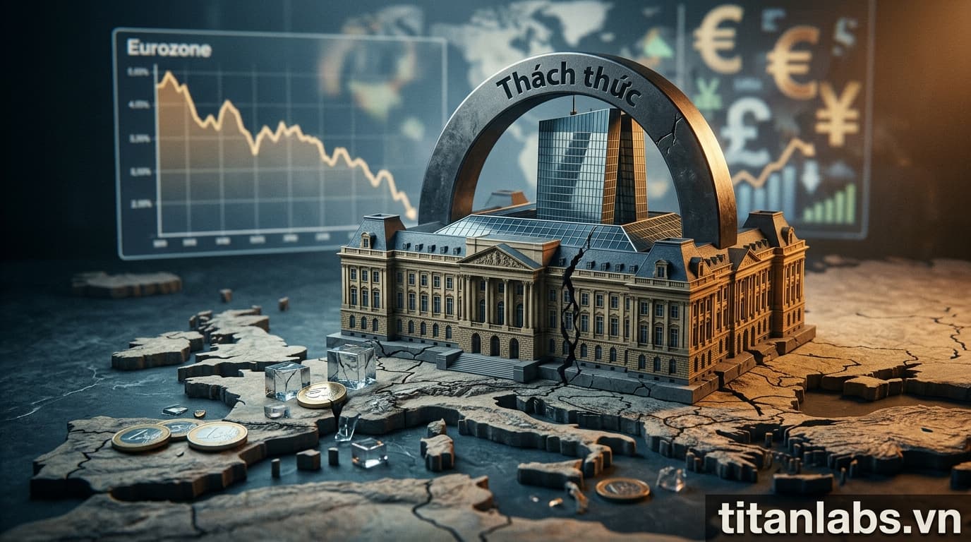 Tăng trưởng Eurozone đối mặt thách thức lớn
