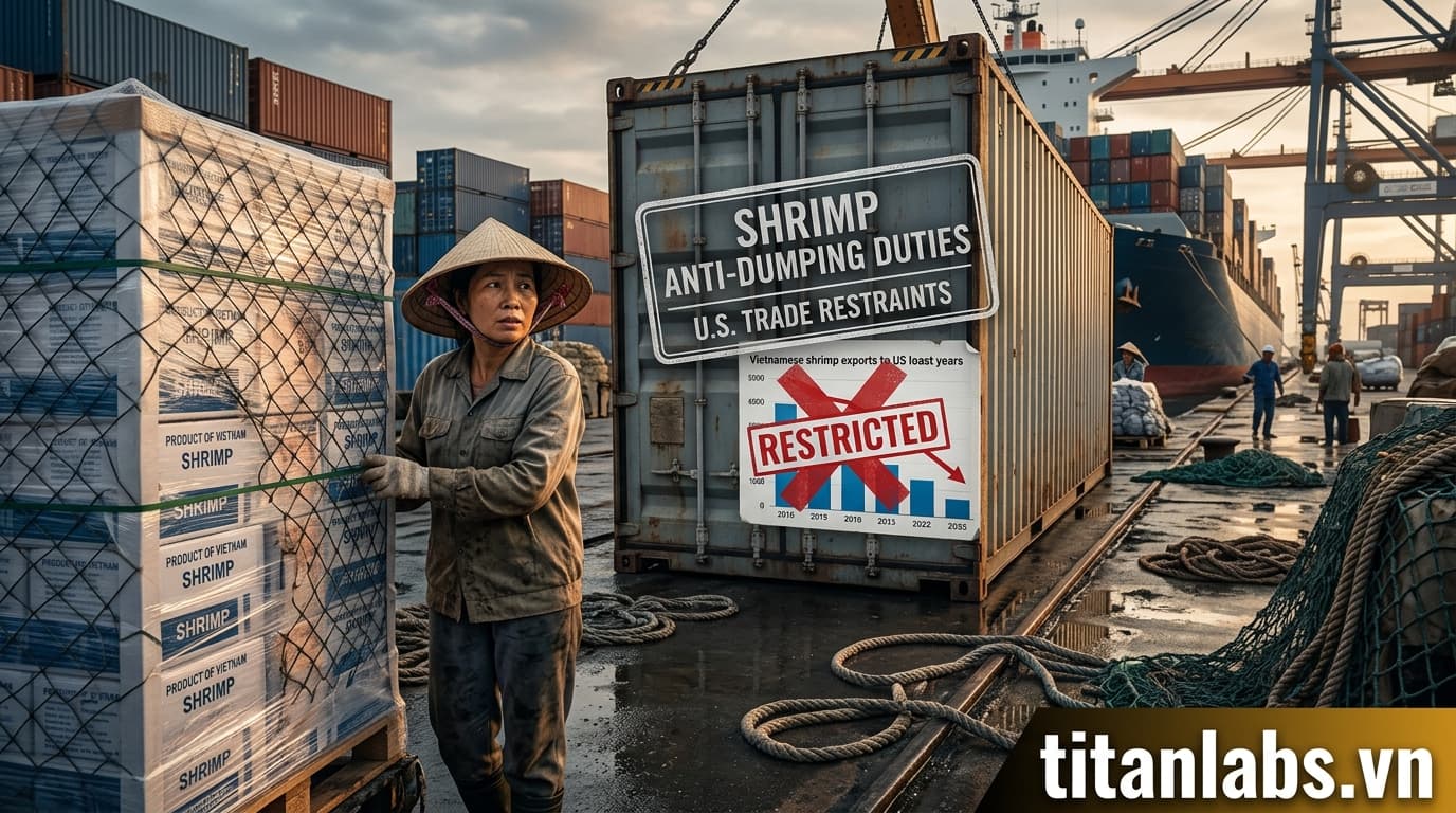 Xuất khẩu tôm sang Mỹ gặp khó vì thuế chống bán phá giá