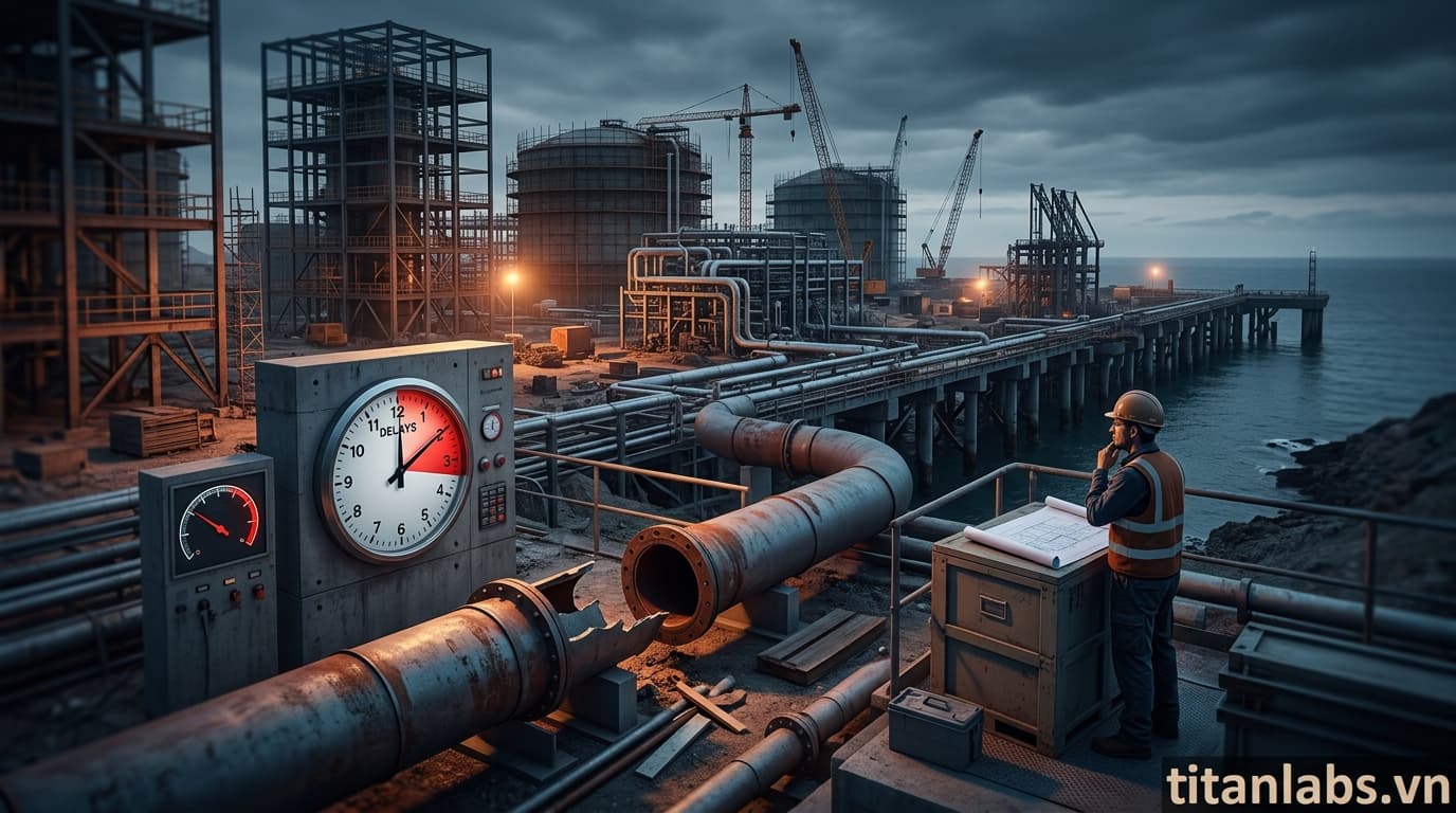 Nhiều dự án điện LNG chậm tiến độ, nguy cơ thiếu điện