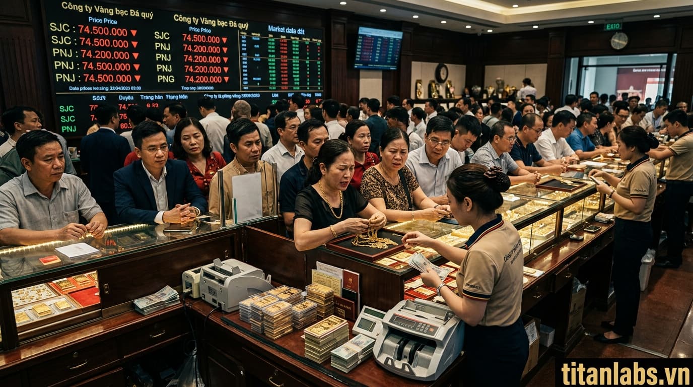 Công ty vàng tăng bán khi giá giảm mạnh