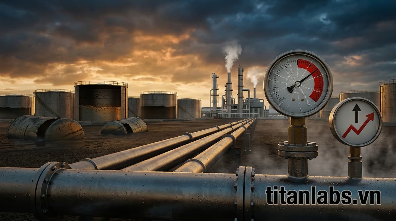 Thế giới mất gần 1 tỷ thùng dầu, giá tăng 50%