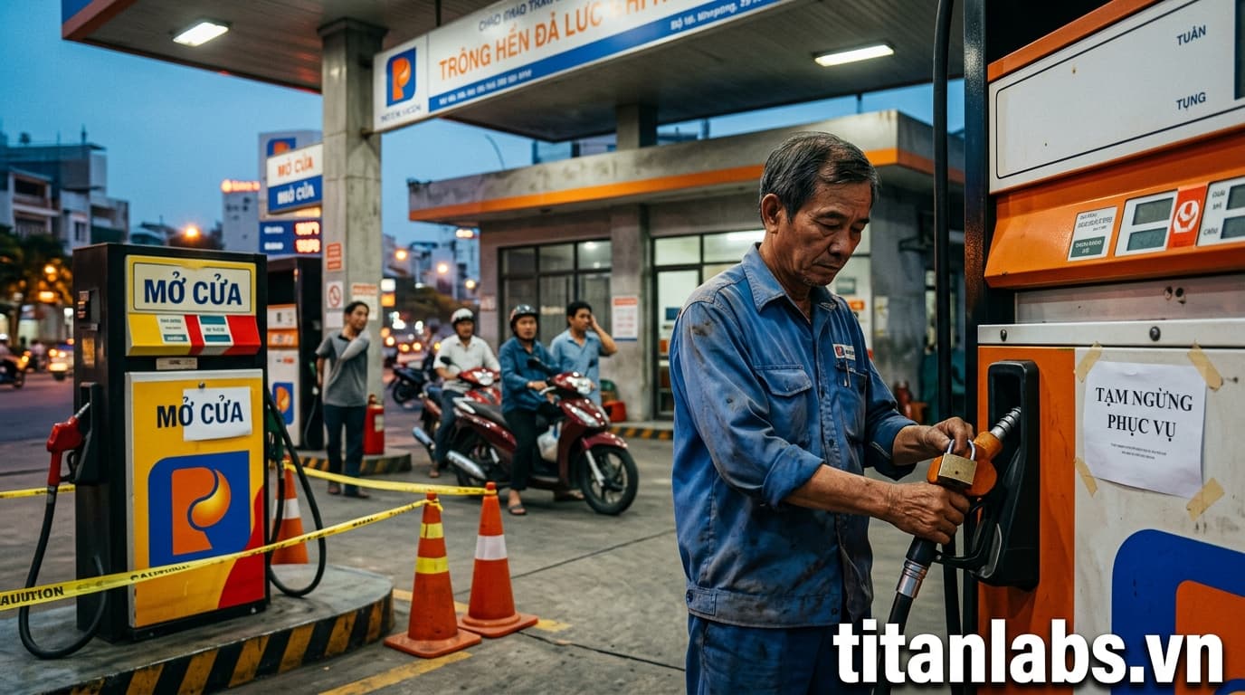Bộ Công Thương đề xuất phạt cây xăng tự ý giảm lượng bán