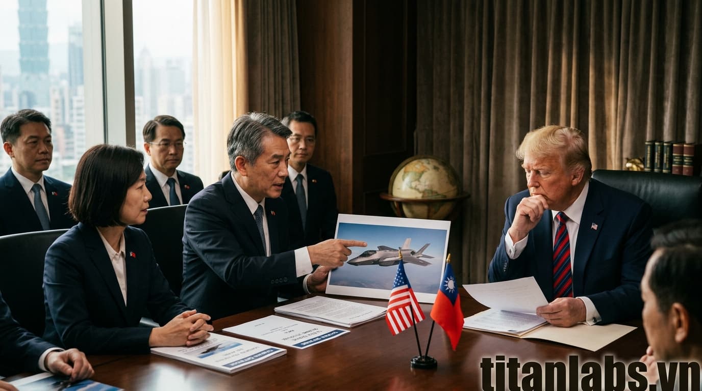 Đài Loan thúc đẩy mua vũ khí Mỹ, Trump chưa quyết