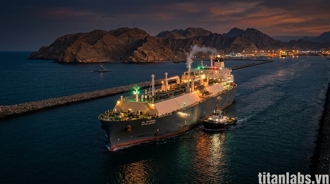 Qatar xuất khẩu LNG qua Hormuz sau xung đột