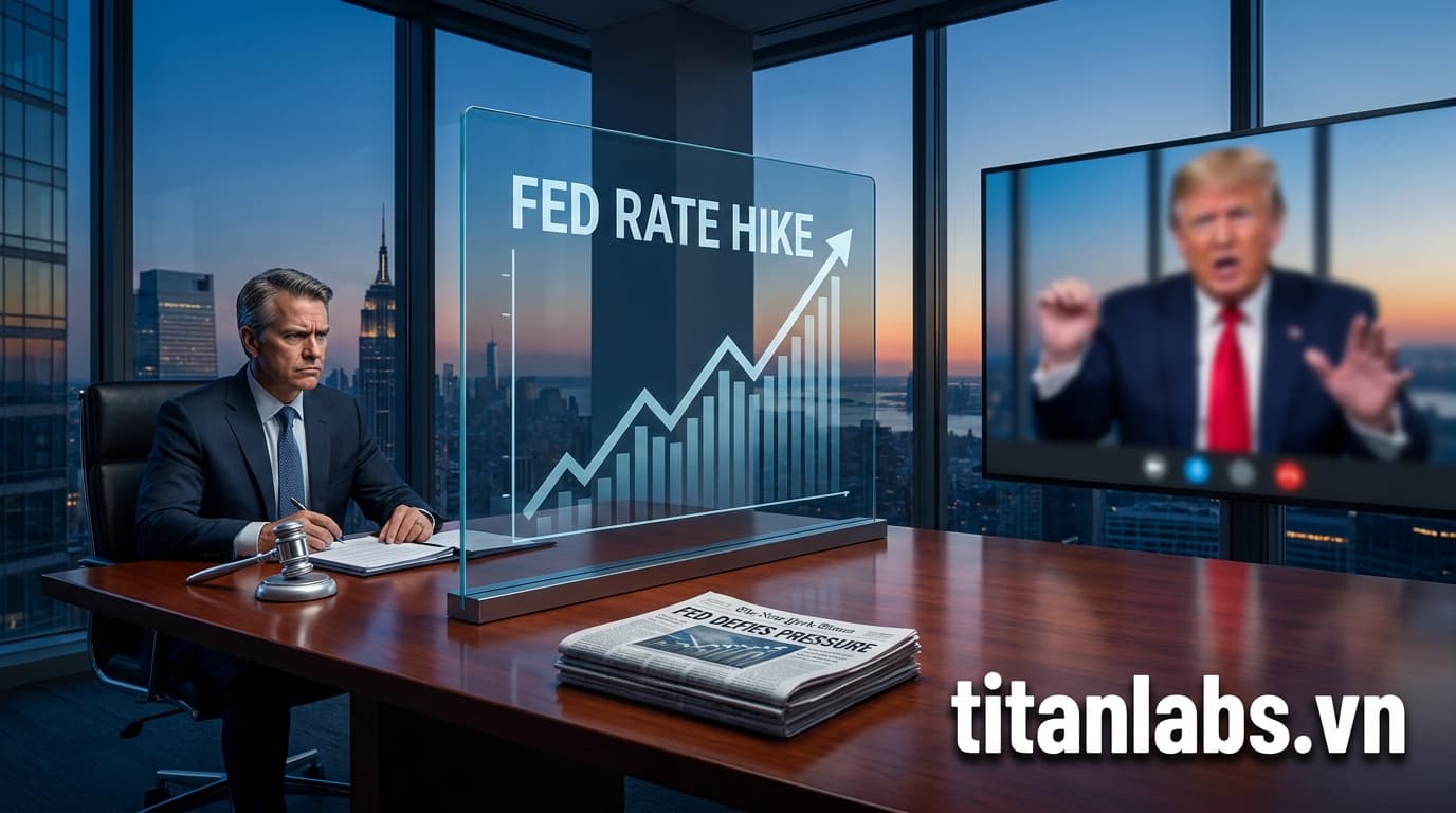 Fed dự kiến tăng lãi suất bất chấp áp lực từ ông Trump
