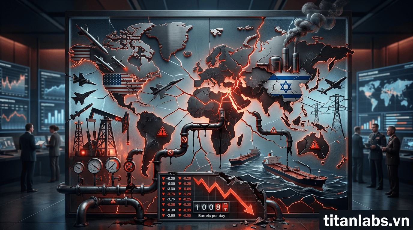 Chiến tranh Mỹ-Israel đe dọa năng lượng toàn cầu