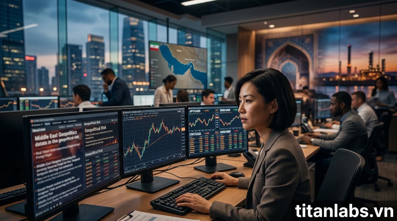 Tiền tệ châu Á thận trọng theo dõi căng thẳng Iran