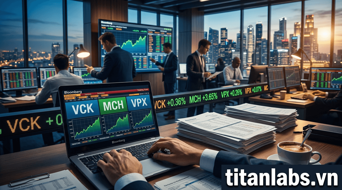 VCK, MCH, VPX được ETF ngoại gom hàng triệu cổ phiếu