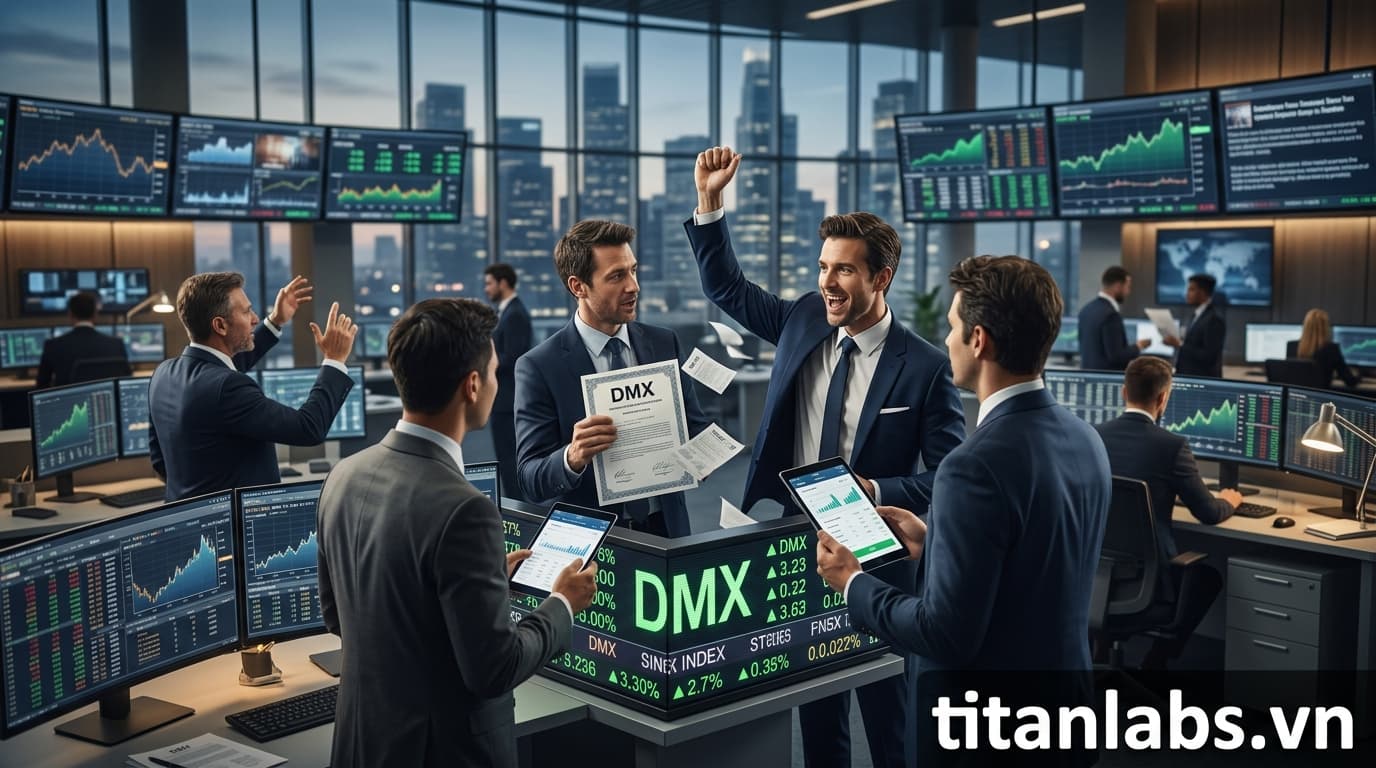 DMX chốt quyền cổ tức tiền mặt lớn ngay sau niêm yết